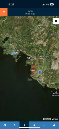 Fethiye Karaağaç 47.000m2  İmarli Kupon Satılık Arsa