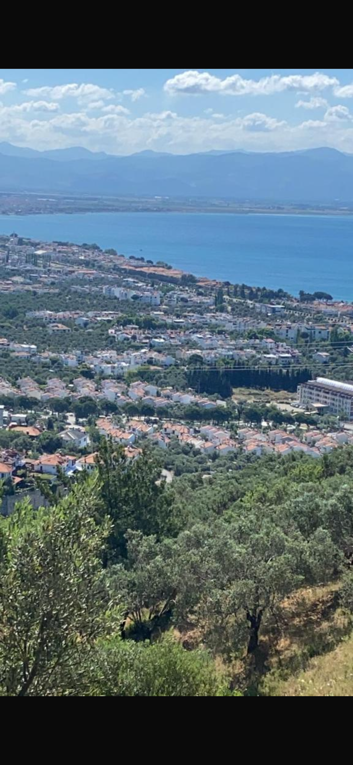 BALIKESİR ÇAMLIBELDE DENİZ MANZARALI SATILIK ARSA